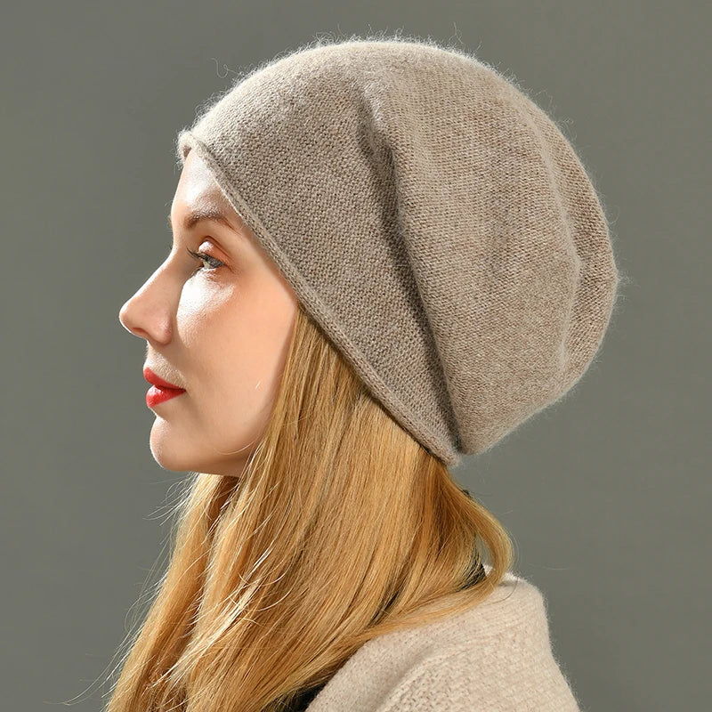 Jaysie - Gorro de Punto Cálido de Cachemira