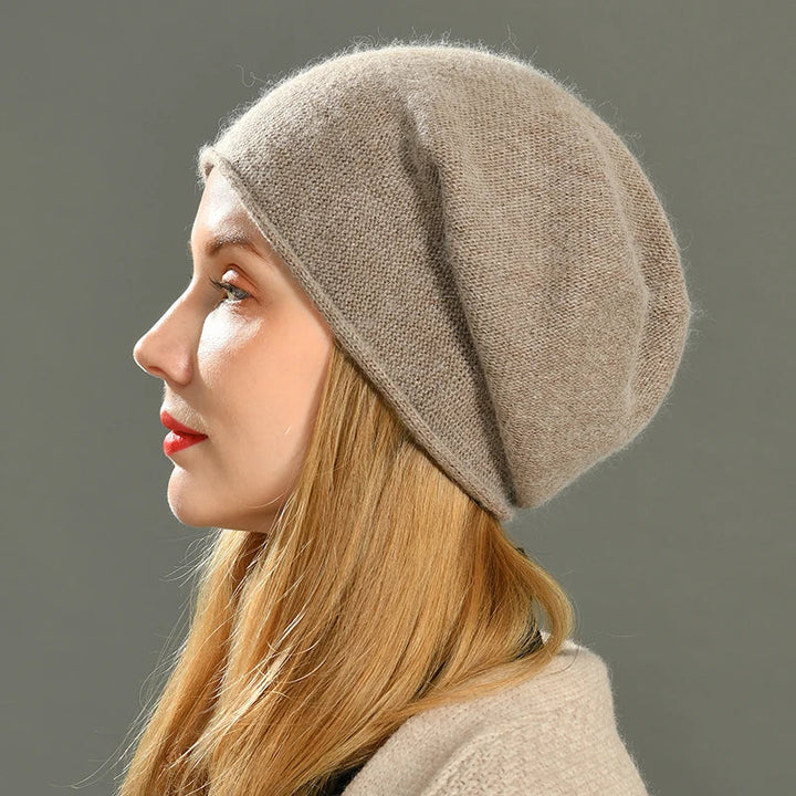 Jaysie - Gorro de Punto Cálido de Cachemira