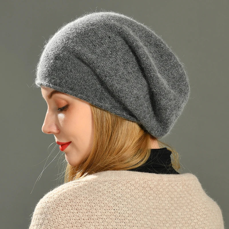 Jaysie - Gorro de Punto Cálido de Cachemira
