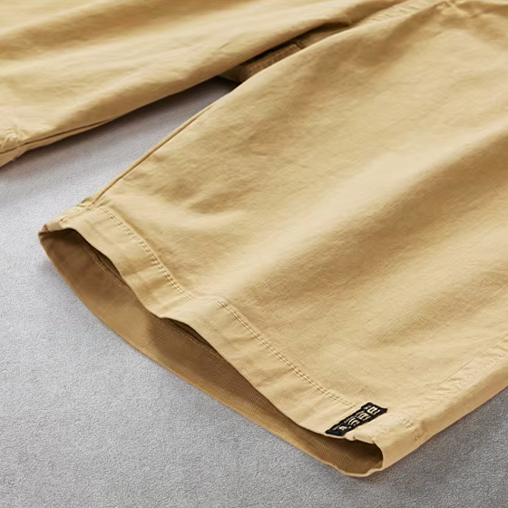 Heinen - Pantalones Cortos Informales Con Cinturón de Tela Ajustable