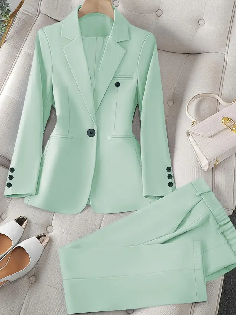 Tazmin - Elegante Traje de Chaqueta y Pantalón