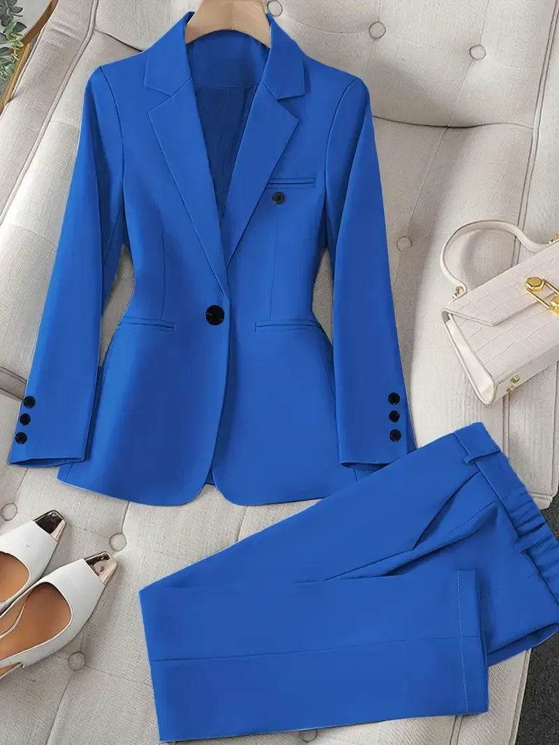 Tazmin - Elegante Traje de Chaqueta y Pantalón