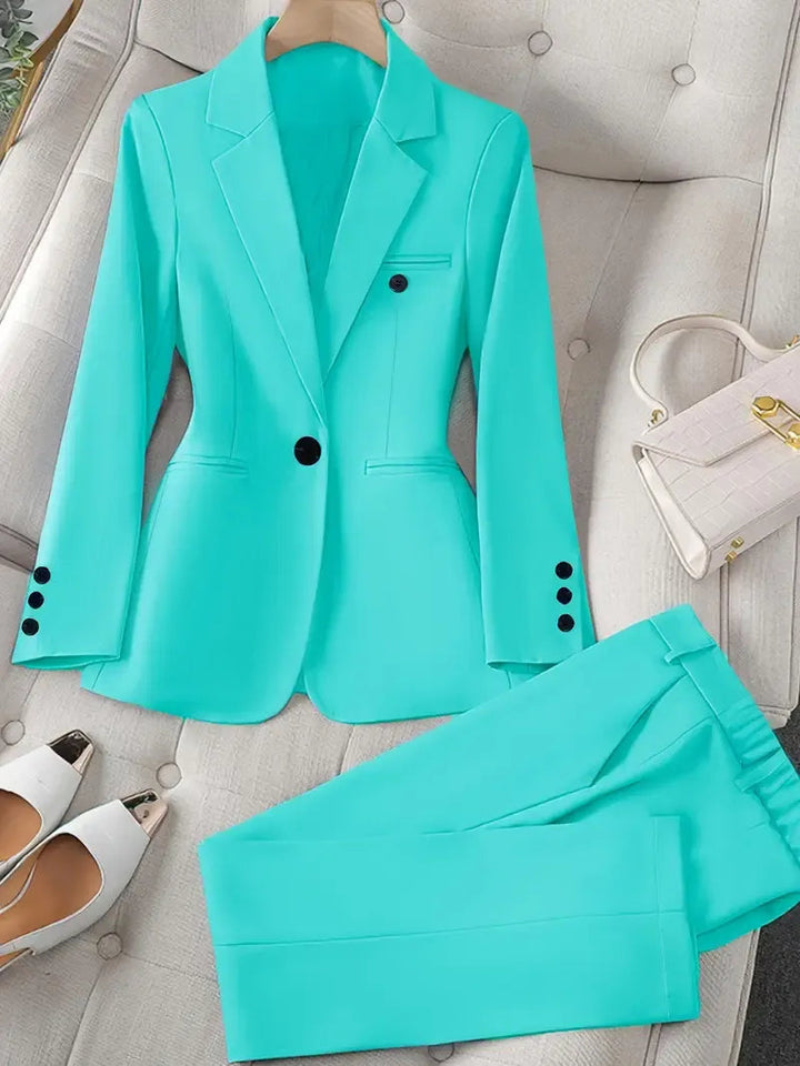 Tazmin - Elegante Traje de Chaqueta y Pantalón