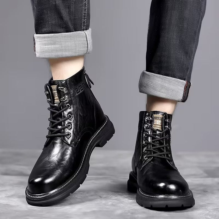 Hinnerk - Bota Ortopédica De Cuero