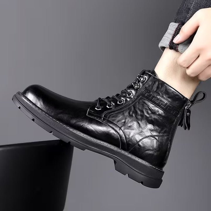 Hinnerk - Bota Ortopédica De Cuero
