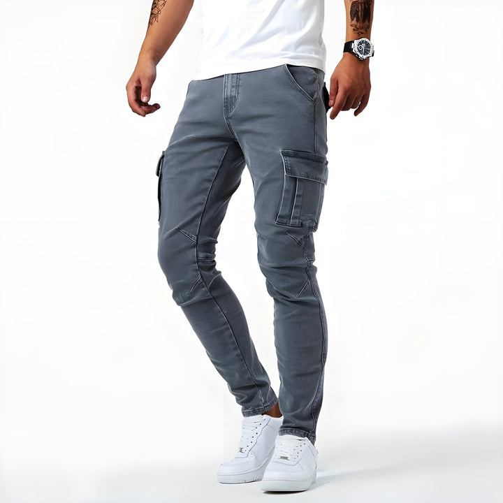 Bartosz - Pantalones Cargo Vaqueros Elásticos