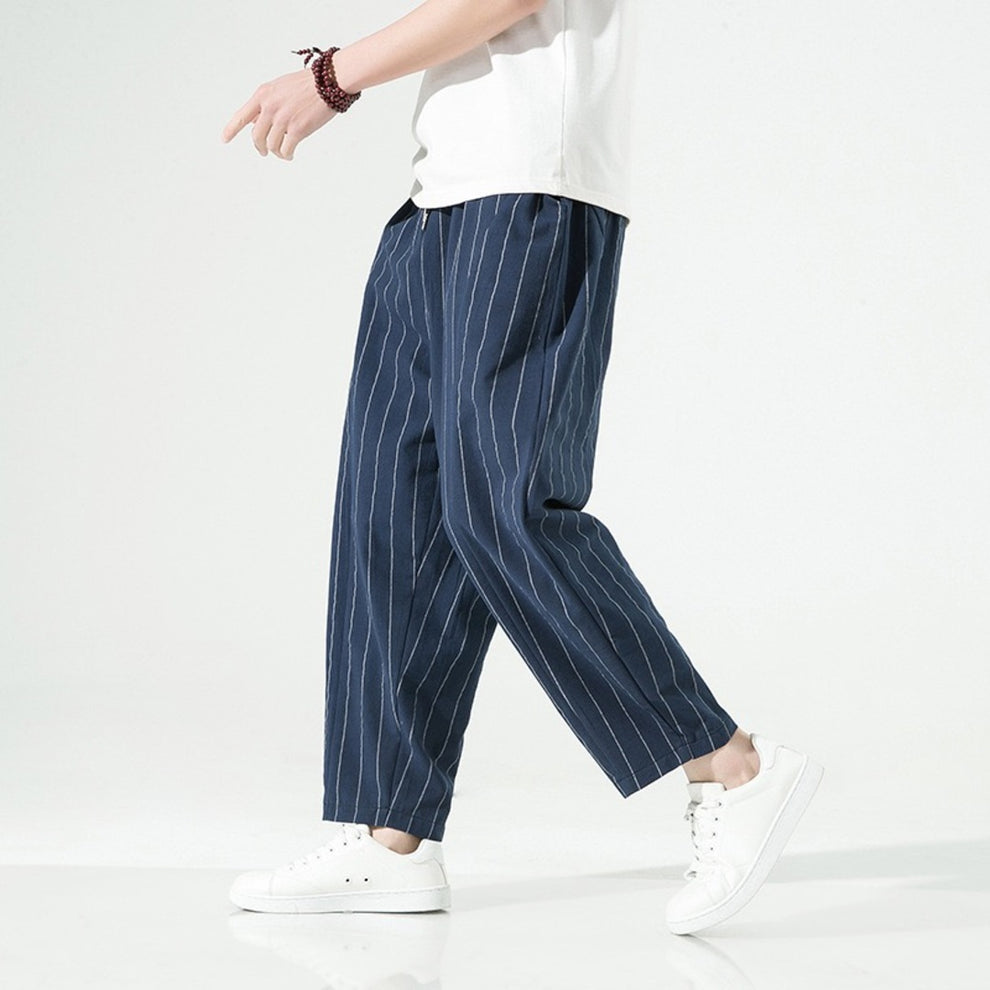 Milner - Pantalones a Rayas De Corte Holgado
