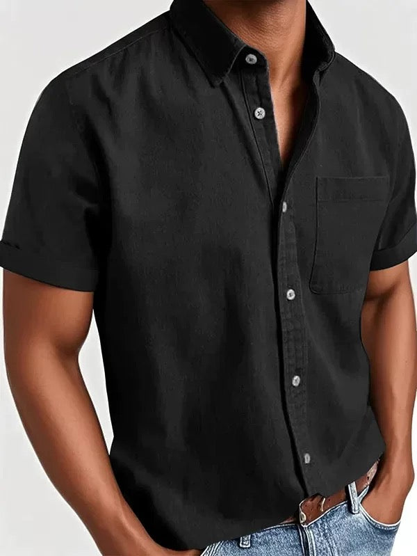 Maxence - Camisa De Manga Corta Para Verano