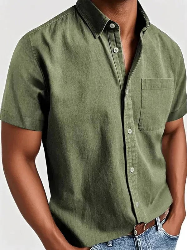 Maxence - Camisa De Manga Corta Para Verano