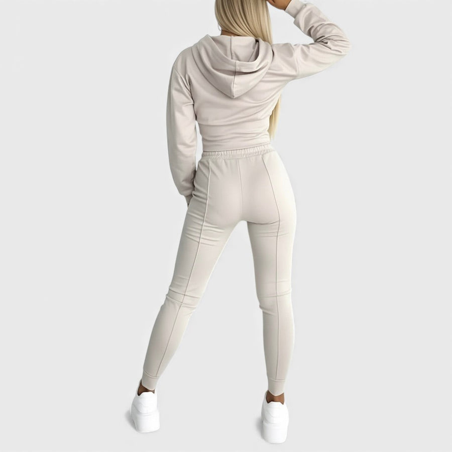 Maayan - Conjunto Informal de Dos Piezas Con Sudadera Con Capucha de Manga larga y Pantalón