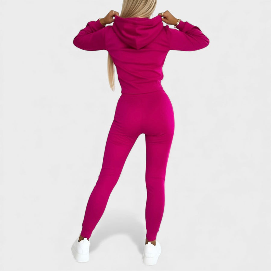 Maayan - Conjunto Informal de Dos Piezas Con Sudadera Con Capucha de Manga larga y Pantalón