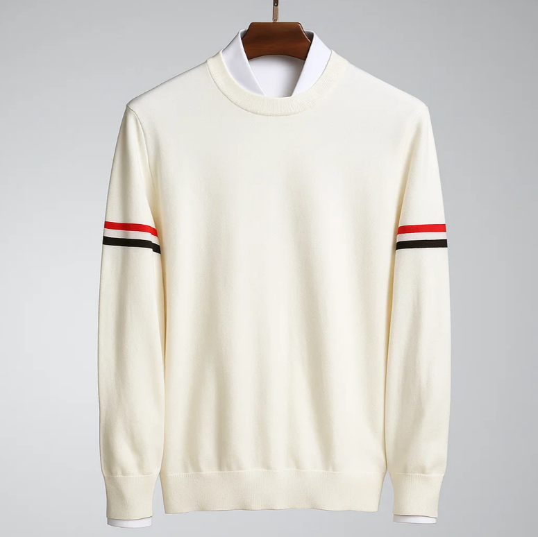 Carlton - Jersey De Algodón Con Cuello Redondo