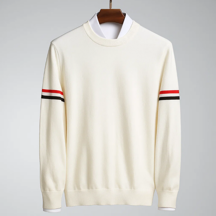 Carlton - Jersey De Algodón Con Cuello Redondo