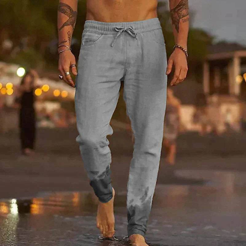 Gino - Pantalones de Lino