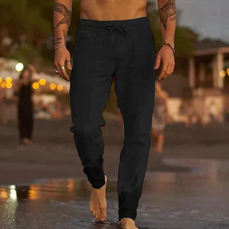 Gino - Pantalones de Lino