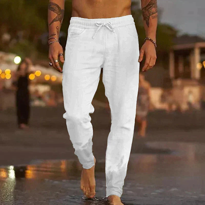 Gino - Pantalones de Lino