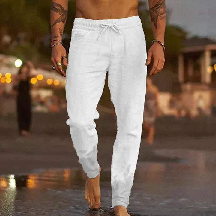 Gino - Pantalones de Lino