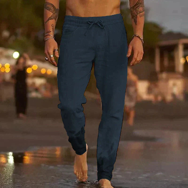 Gino - Pantalones de Lino
