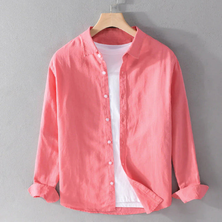 Emerson - Camisa Informal De Manga Larga Con Botones