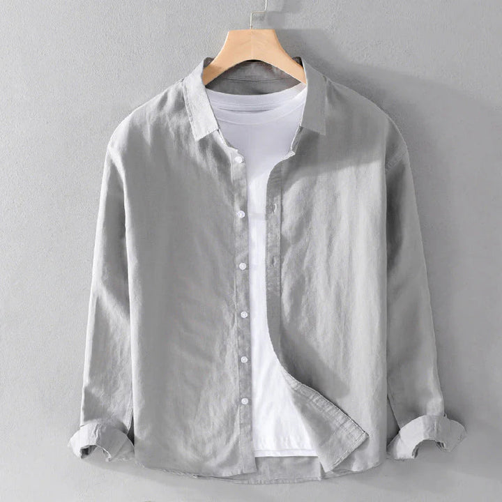 Emerson - Camisa Informal De Manga Larga Con Botones
