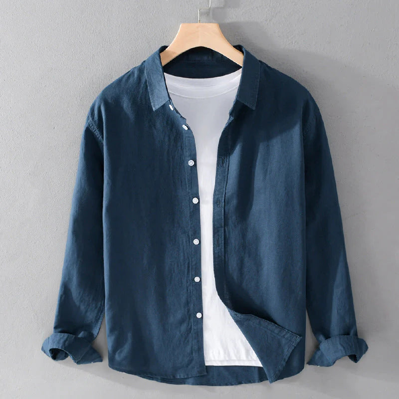 Emerson - Camisa Informal De Manga Larga Con Botones