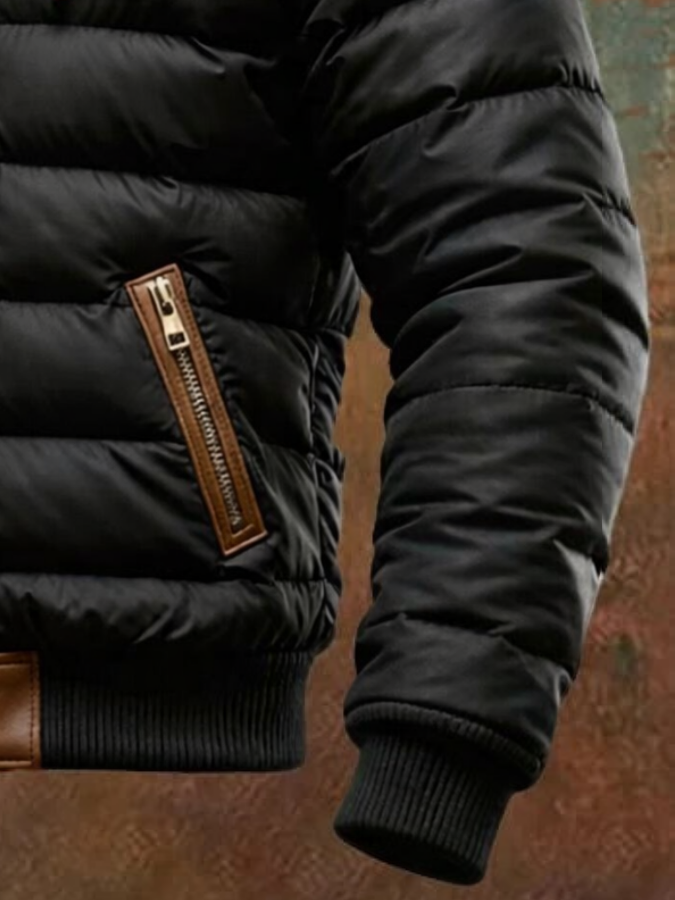 Zviad - Chaqueta Informal Con Capucha y Bolsillos