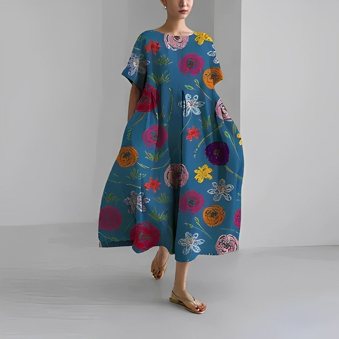 Adelia - Vestido Floral Bohemio