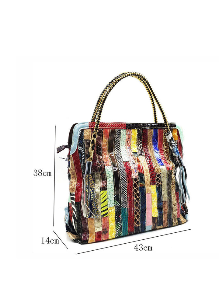 Mishahna - Bolso De Mano Colorido De Estilo Occidental