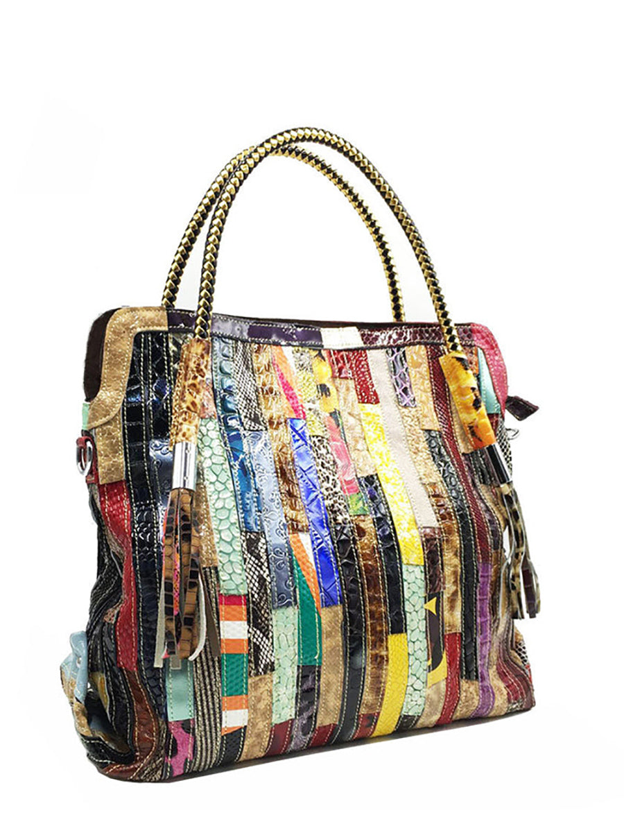 Mishahna - Bolso De Mano Colorido De Estilo Occidental