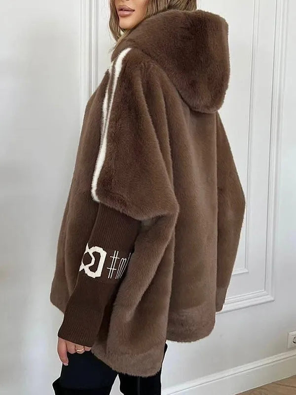 Elifia - Chaqueta Oversize Con Capucha