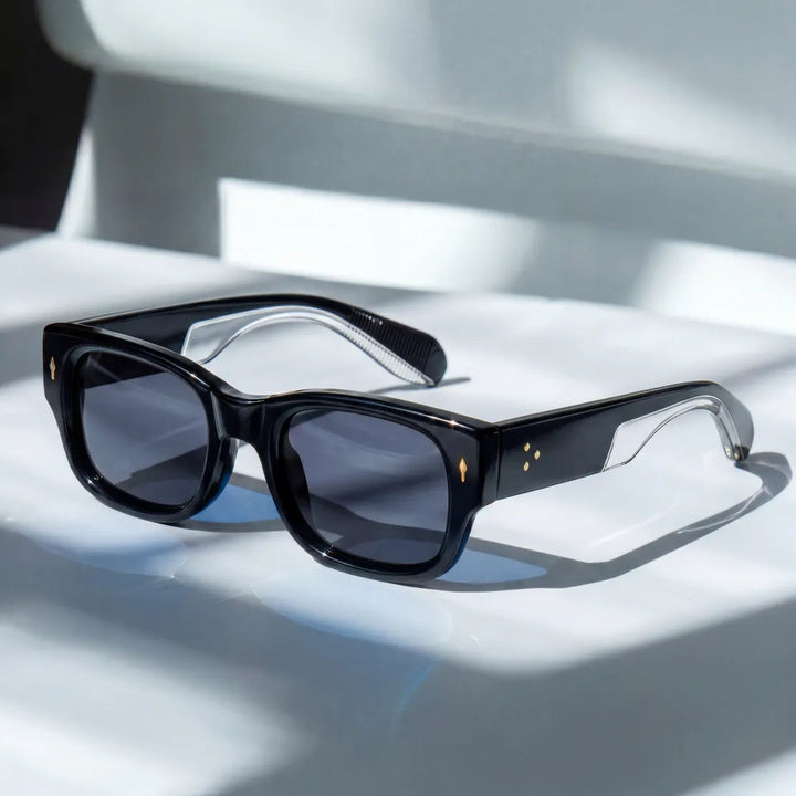 Milo - Gafas de sol con Montura Cuadrada y Cristales Tintados