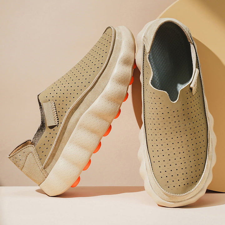 Sameth - Zapatos Sin Cordones Perforados Con Suela Flexible