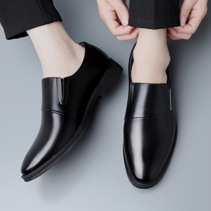 Hader - Mocasines de Piel Con Punta Afilada