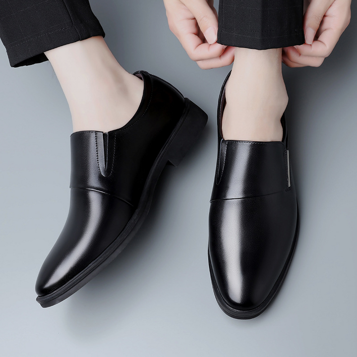 Hader - Mocasines de Piel Con Punta Afilada