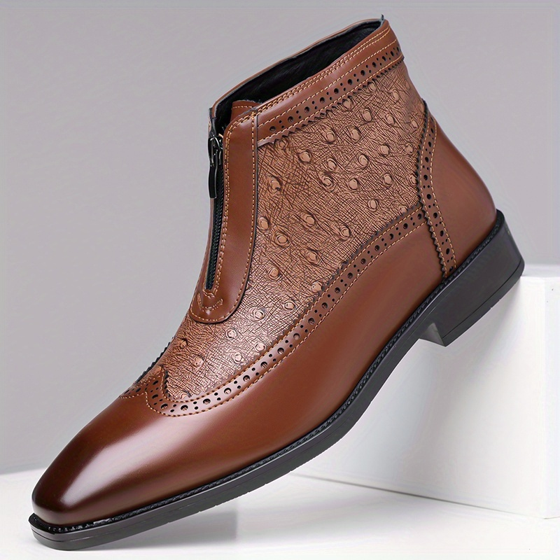 Butler - Botas de Cuero Con Cremallera