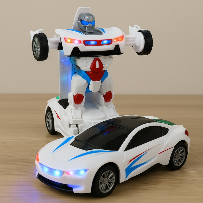 RoboRacer - Juguete Transformable De Coche a Robot 2 En 1