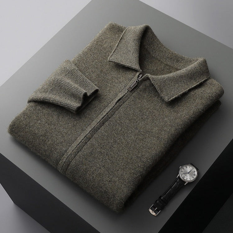 Keelon - Elegante Jersey De Lana Con Cremallera