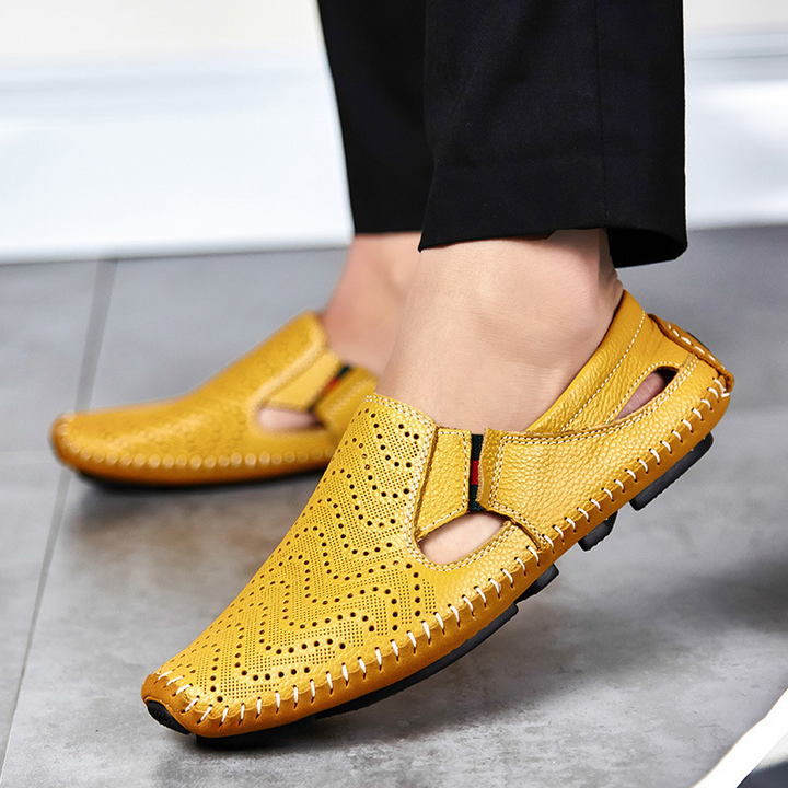 Akiva - Sandalias Cómodas De Cuero