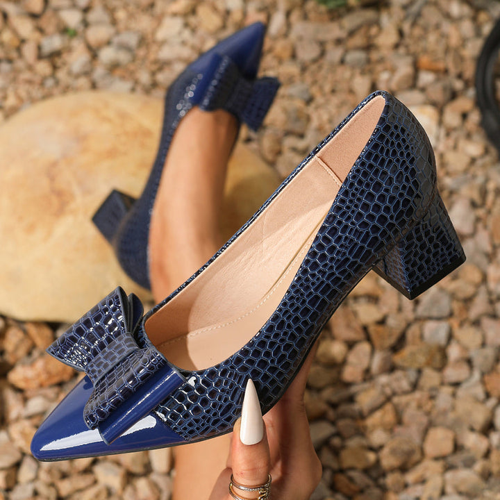 Niliya - Zapatos De Punta Con Lazo