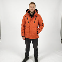 Alaxis - Chaqueta Acolchada Con Capucha y Bolsillos con Cremallera