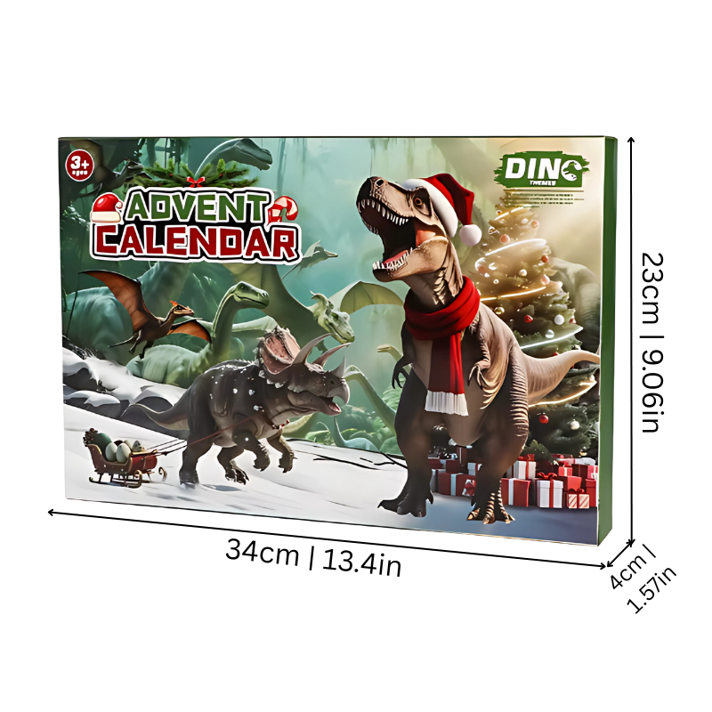DinoFun - Calendario de Adviento de 24 días Lleno de Sorpresas