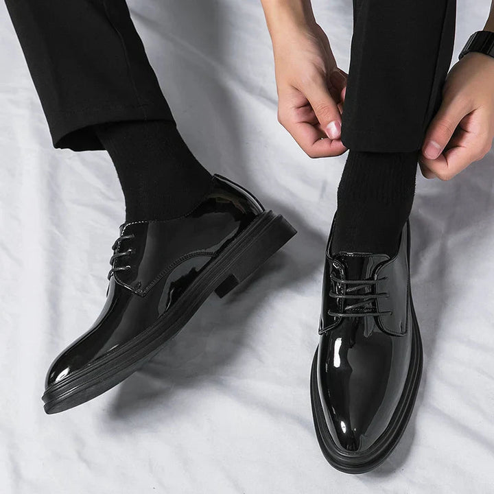 Kian - Zapatos De Cuero Con Cordones