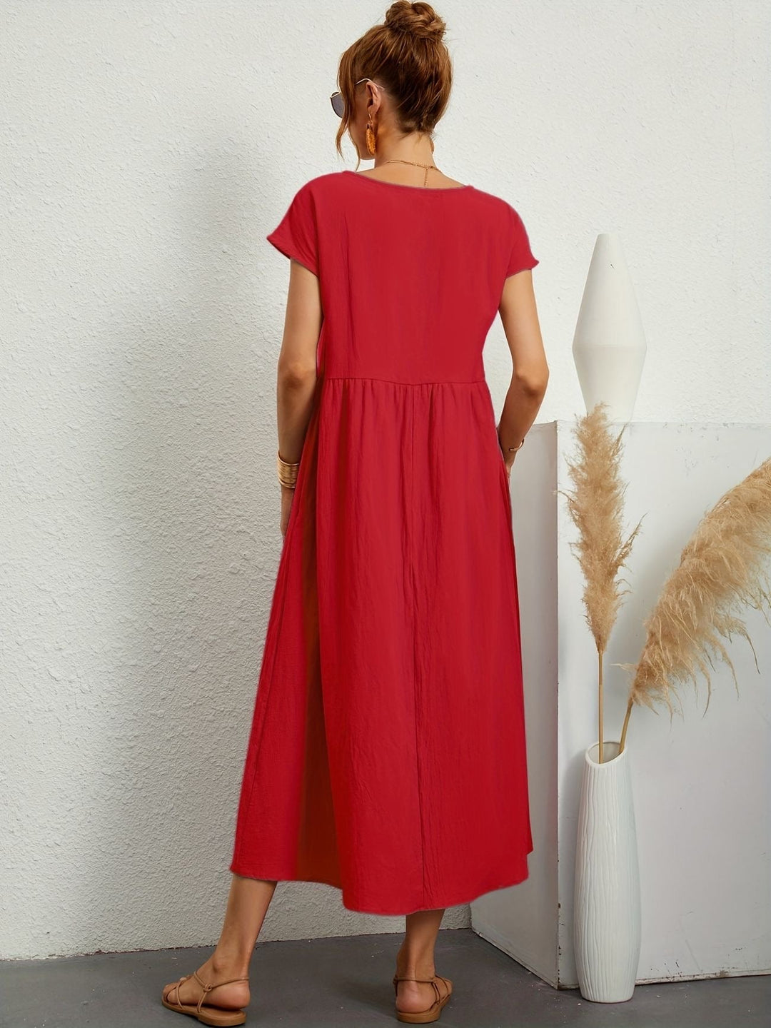 Jessica - Vestido Casual de Lino