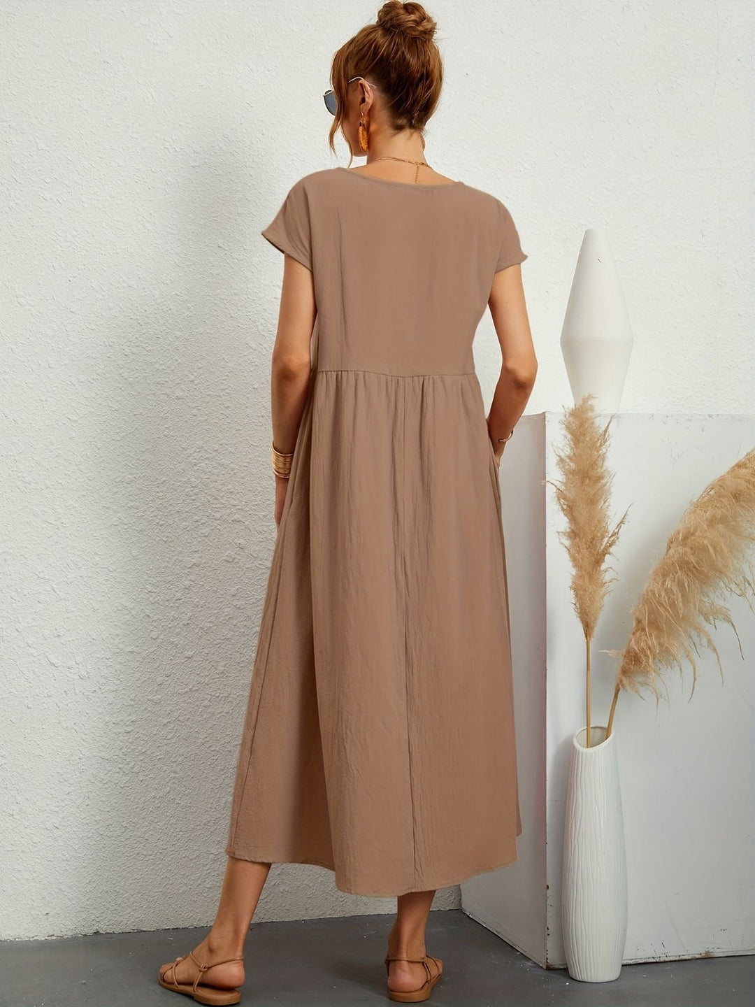 Jessica - Vestido Casual de Lino