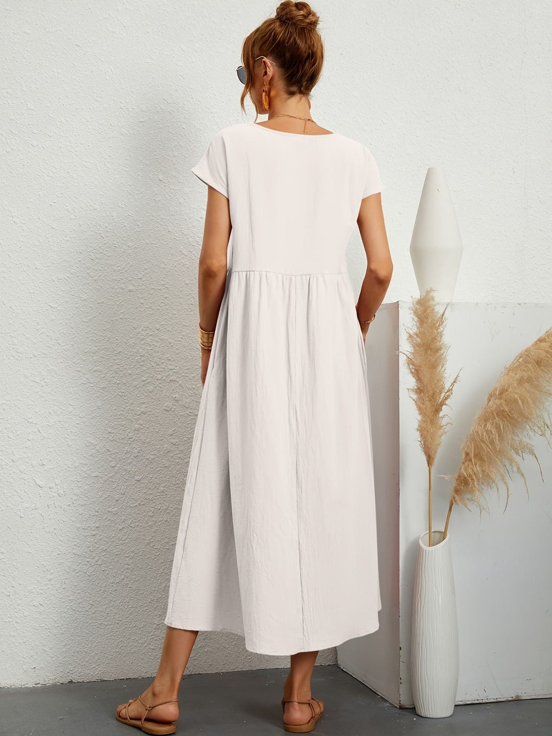 Jessica - Vestido Casual de Lino