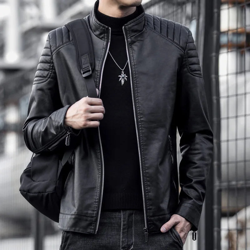 Wiktor - Chaqueta De Cuero De Primera Calidad
