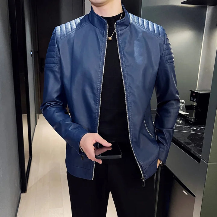 Wiktor - Chaqueta De Cuero De Primera Calidad