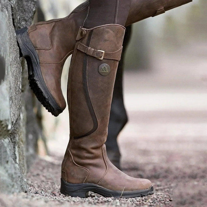 Keshia - Botas De Cuero Impermeables