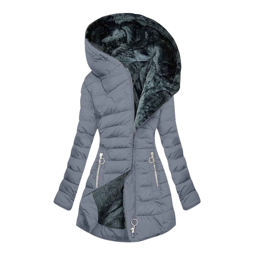 Ilariy - Abrigo Acolchado Con Capucha Para Invierno