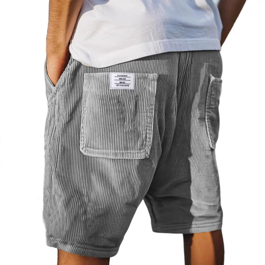 Marsel - Pantalones Cortos Elegantes De Pana